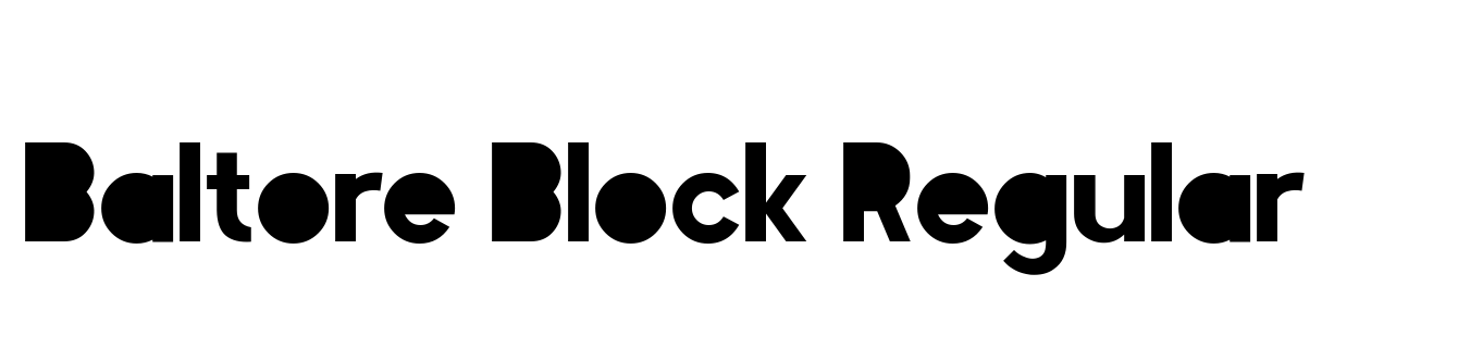 Baltore Block Regular